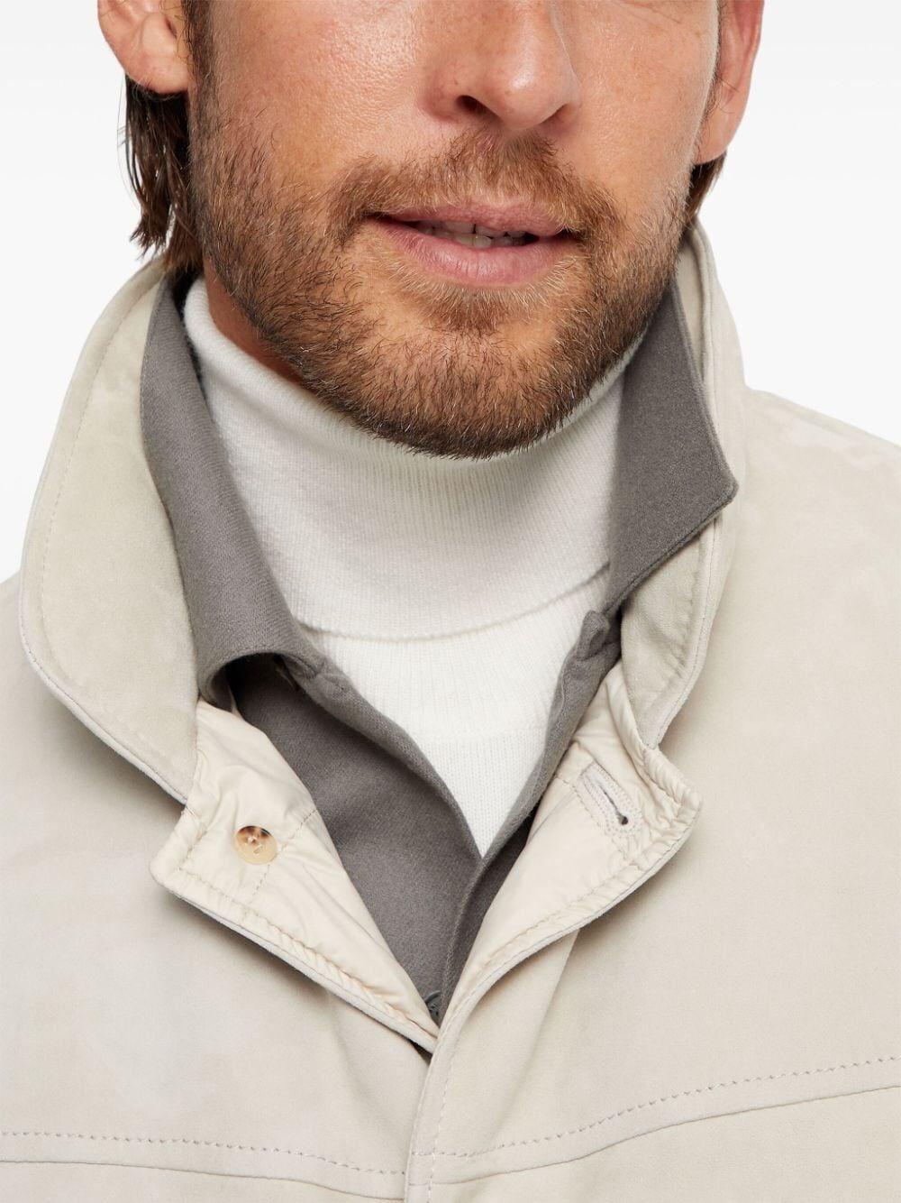 Brunello Cucinelli Padded Leather Vest