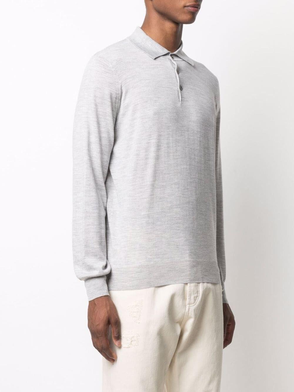 Brunello Cucinelli Polo-Style Lightweight Sweater
