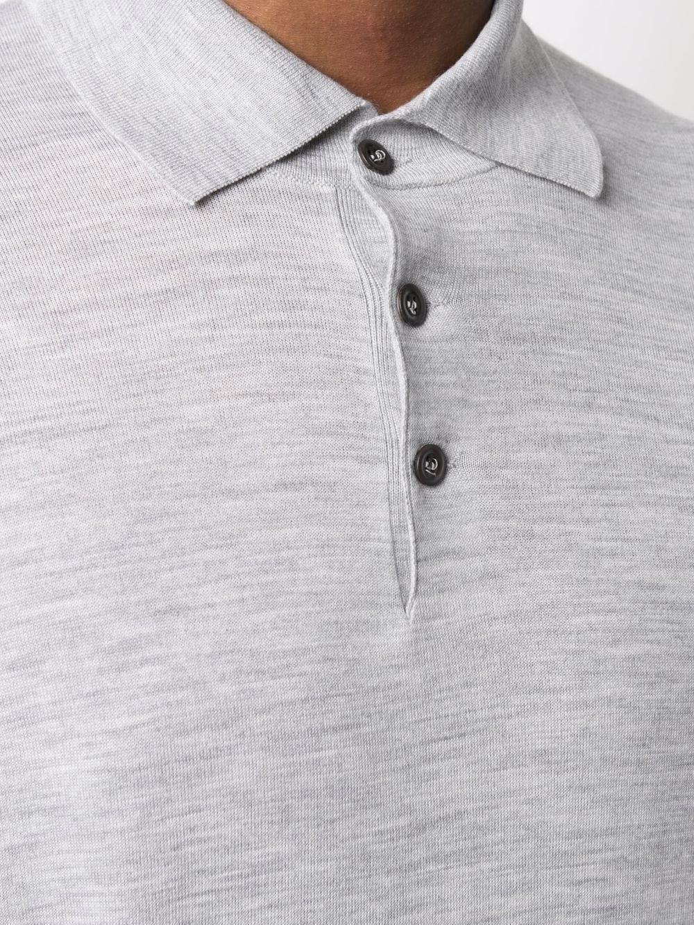 Brunello Cucinelli Polo-Style Lightweight Sweater