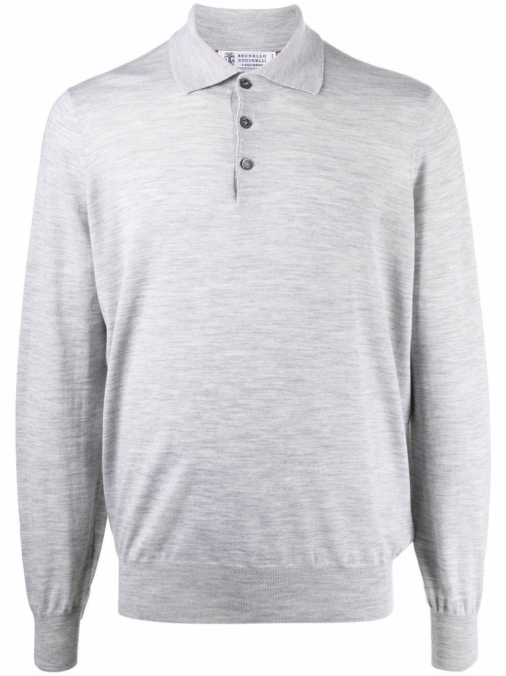 Brunello cucinelli Polo-Style Lightweight Sweater