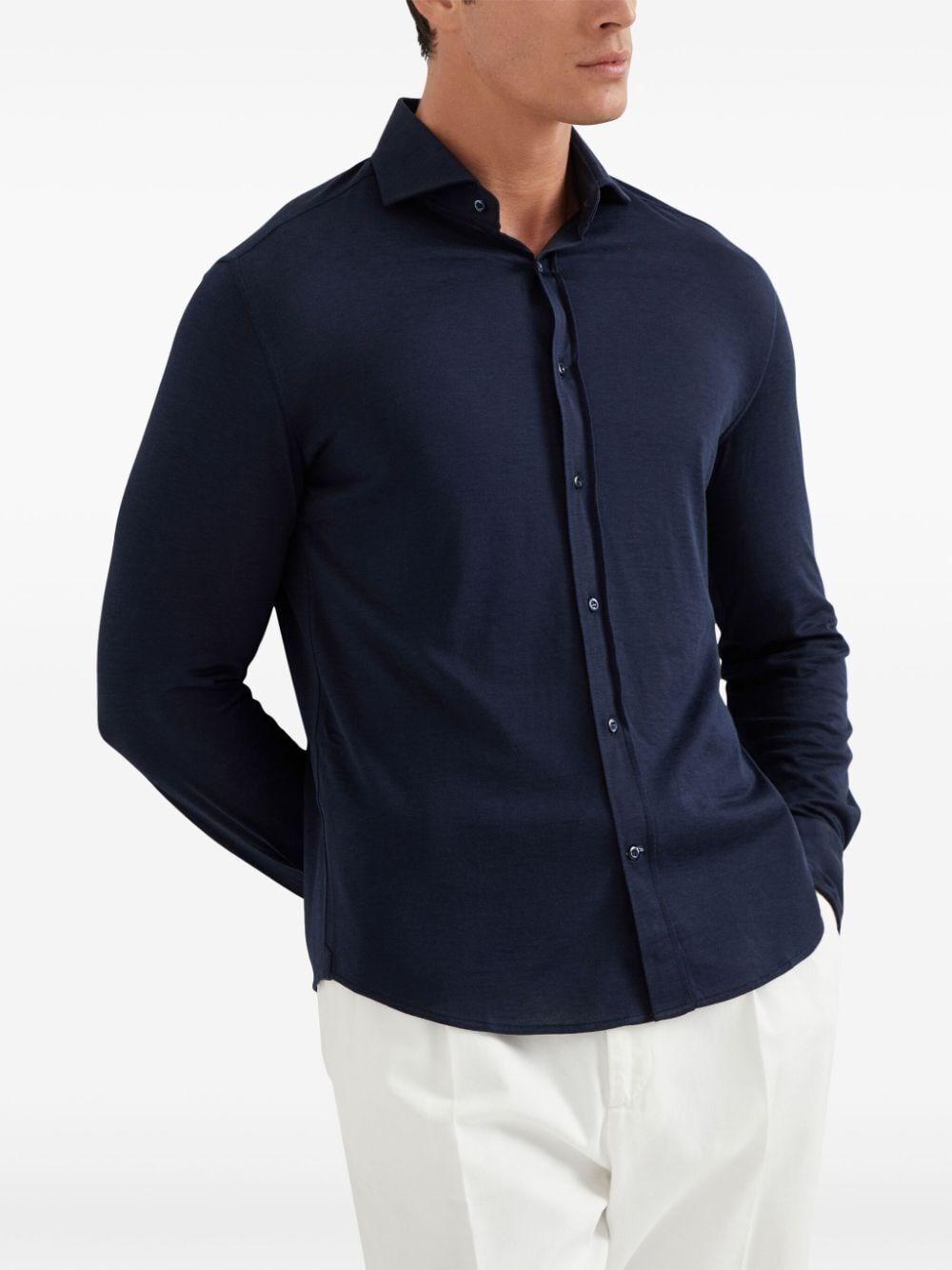 Brunello Cucinelli Shirt With Spread Collar
