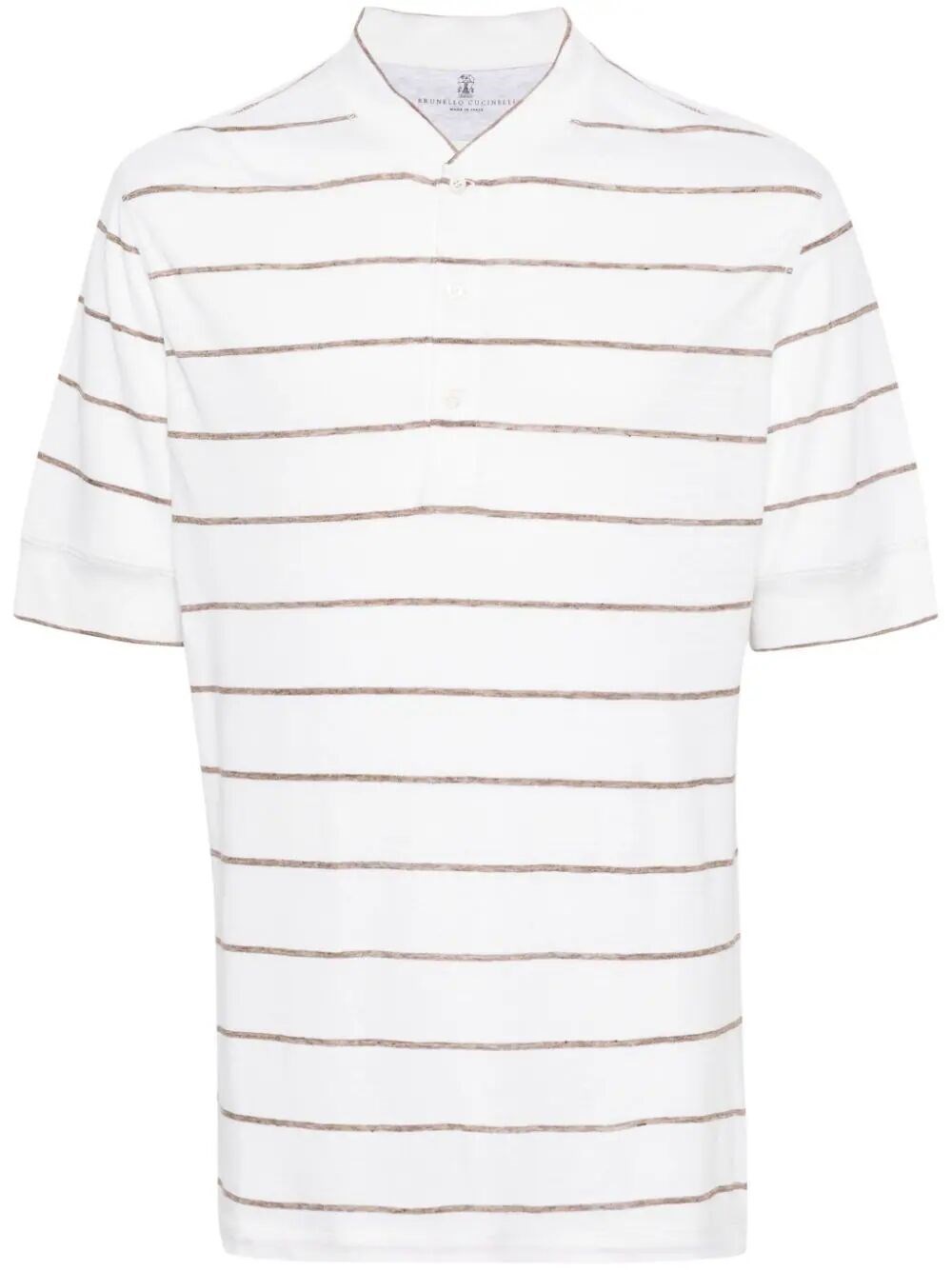 Brunello cucinelli Short Sleeve Henley Shirt