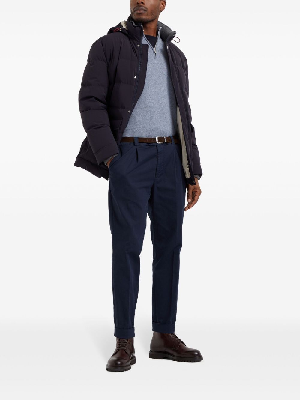 Brunello Cucinelli Turtle-Neck Sweater With Zipper