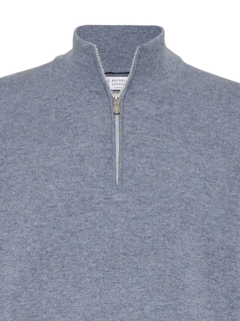 Brunello Cucinelli Turtle-Neck Sweater With Zipper