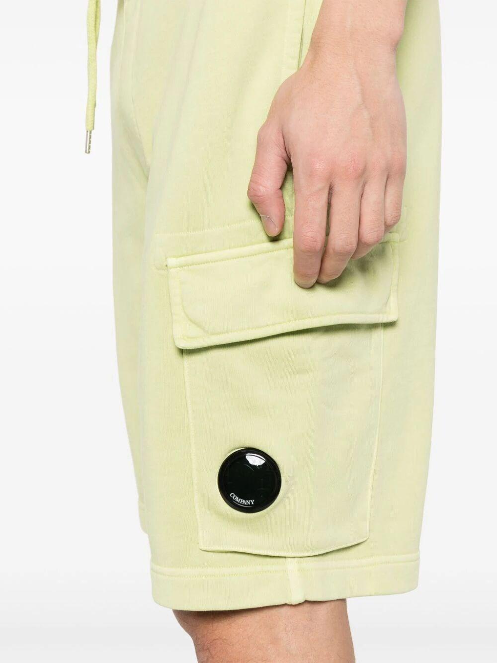 C.p. Company `Diagonal Fleece` Cargo Shorts