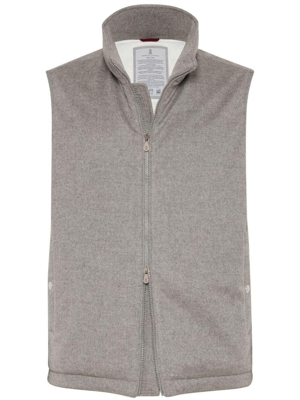 Brunello cucinelli Cashmere Padded Sleeveless Outerwear
