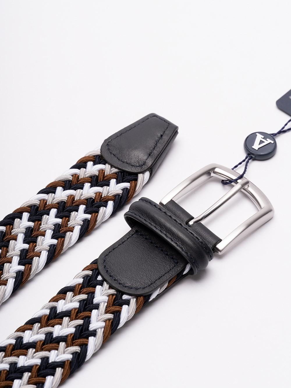 Anderson's Classic Anderson`s Multicolour Elastic Woven Belt