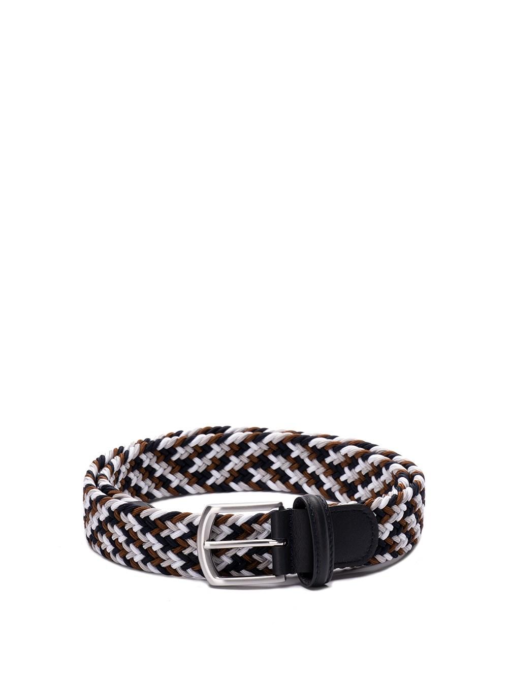 Anderson's Classic Anderson`s Multicolour Elastic Woven Belt
