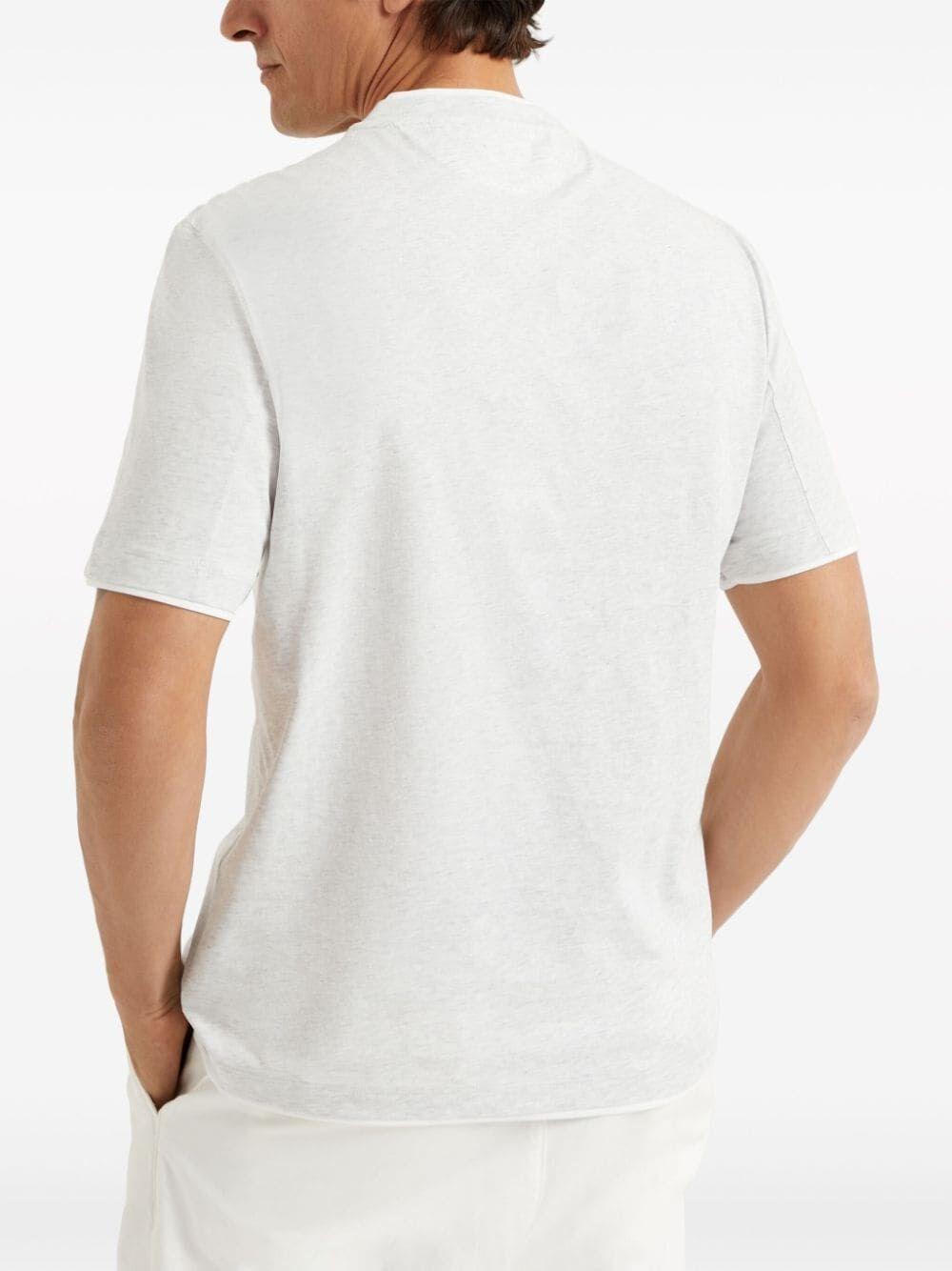 Brunello Cucinelli Crew-Neck T-Shirt With Faux-Layering