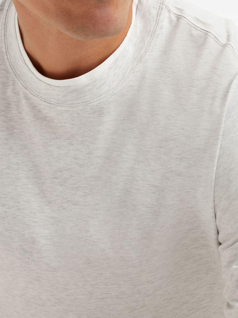 Brunello Cucinelli Crew-Neck T-Shirt With Faux-Layering