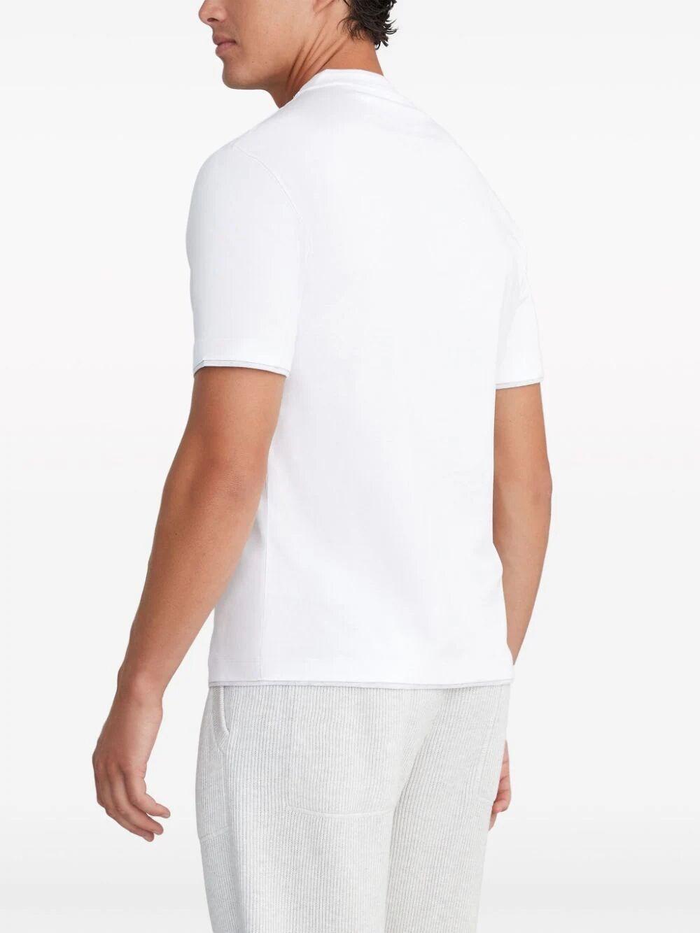 Brunello Cucinelli Crew-Neck T-Shirt With Faux-Layering
