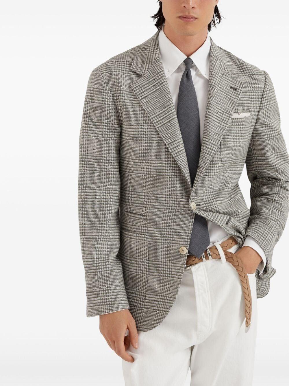 Brunello Cucinelli Deconstructed Blazer With Patch Pockets