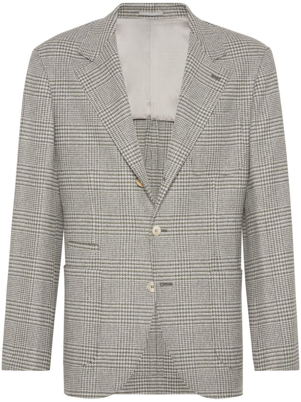 Brunello cucinelli Deconstructed Blazer With Patch Pockets