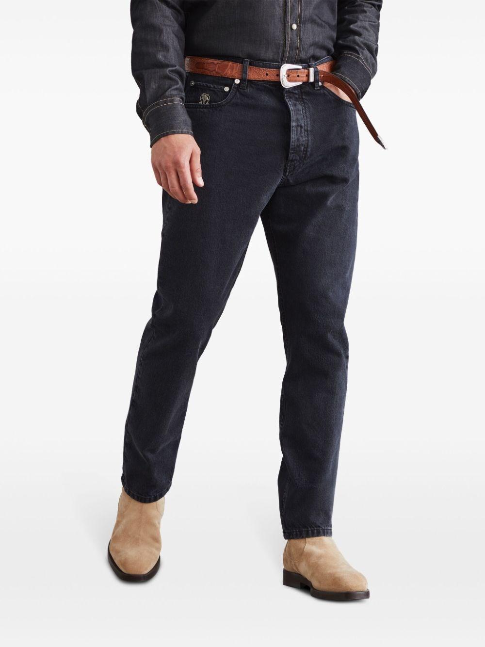 Brunello Cucinelli Denim Iconic Fit Five-Pocket Pants