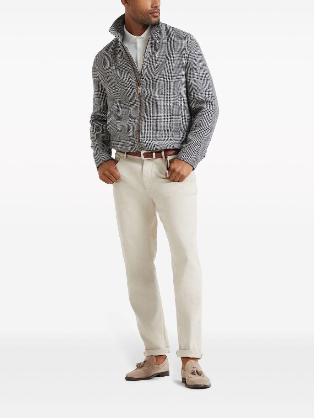 Brunello Cucinelli Denim Traditional Fit Five-Pocket Pants