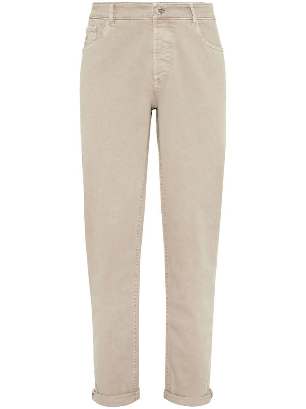 Brunello cucinelli Denim Traditional Fit Five-Pocket Pants
