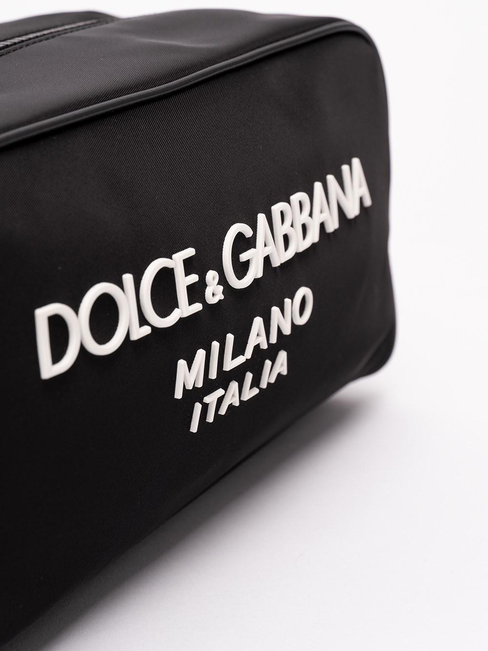 Dolce & Gabbana Toiletry Bag With Rubberized Logo