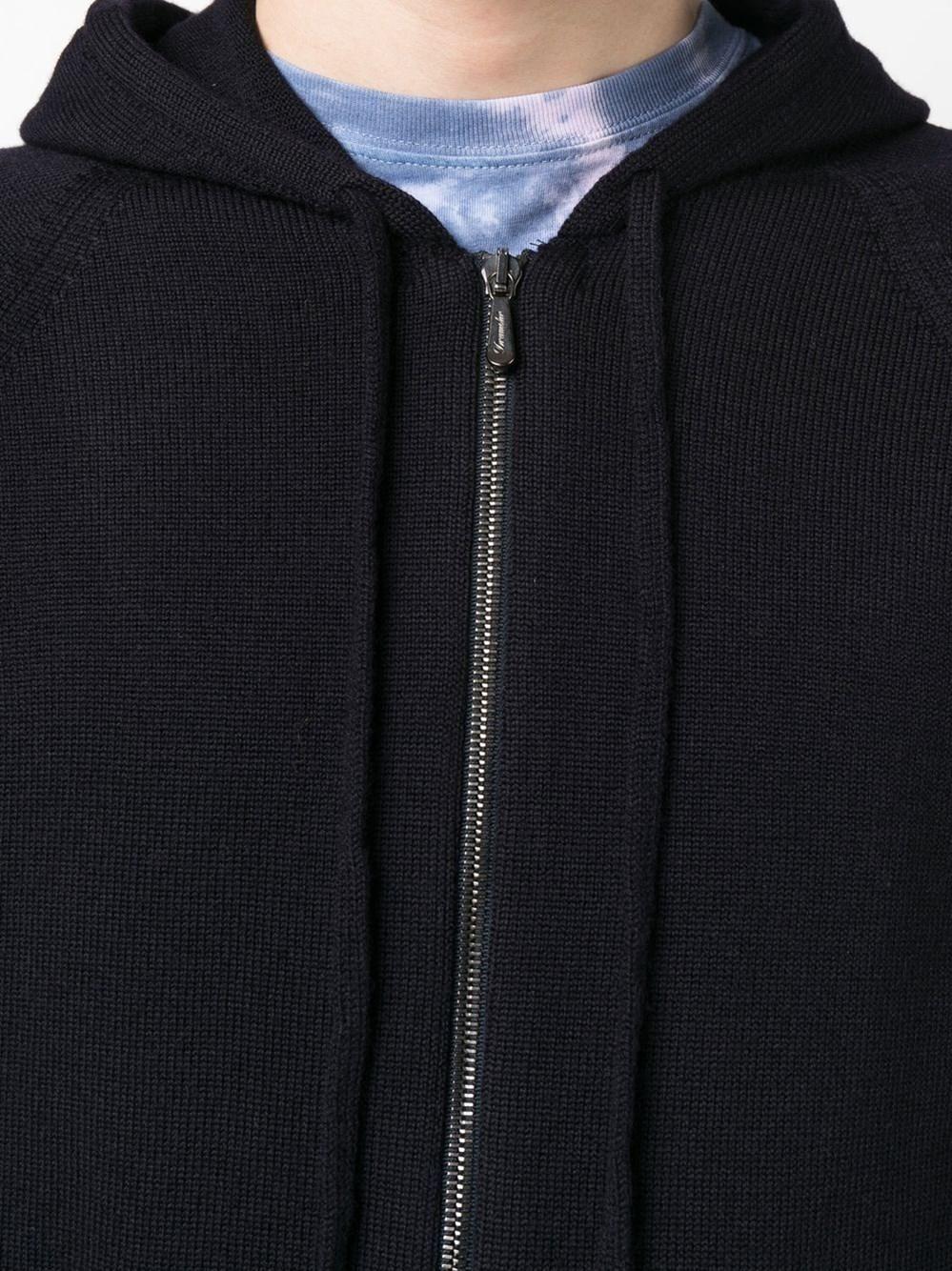 Drumohr Hooded Zip Cardigan