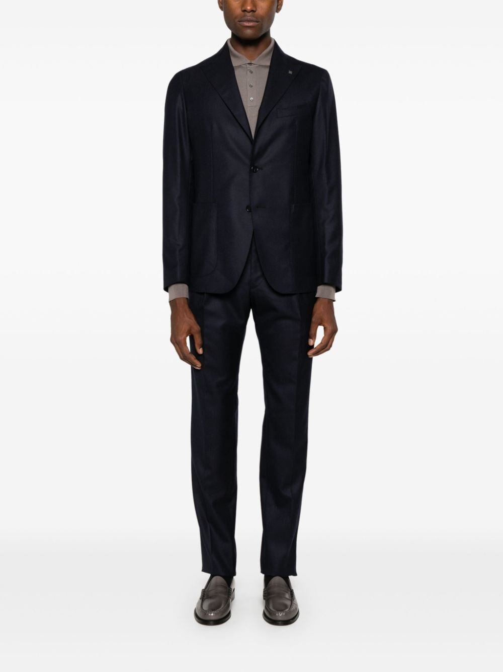 Drumohr Long Sleeve Polo Shirt