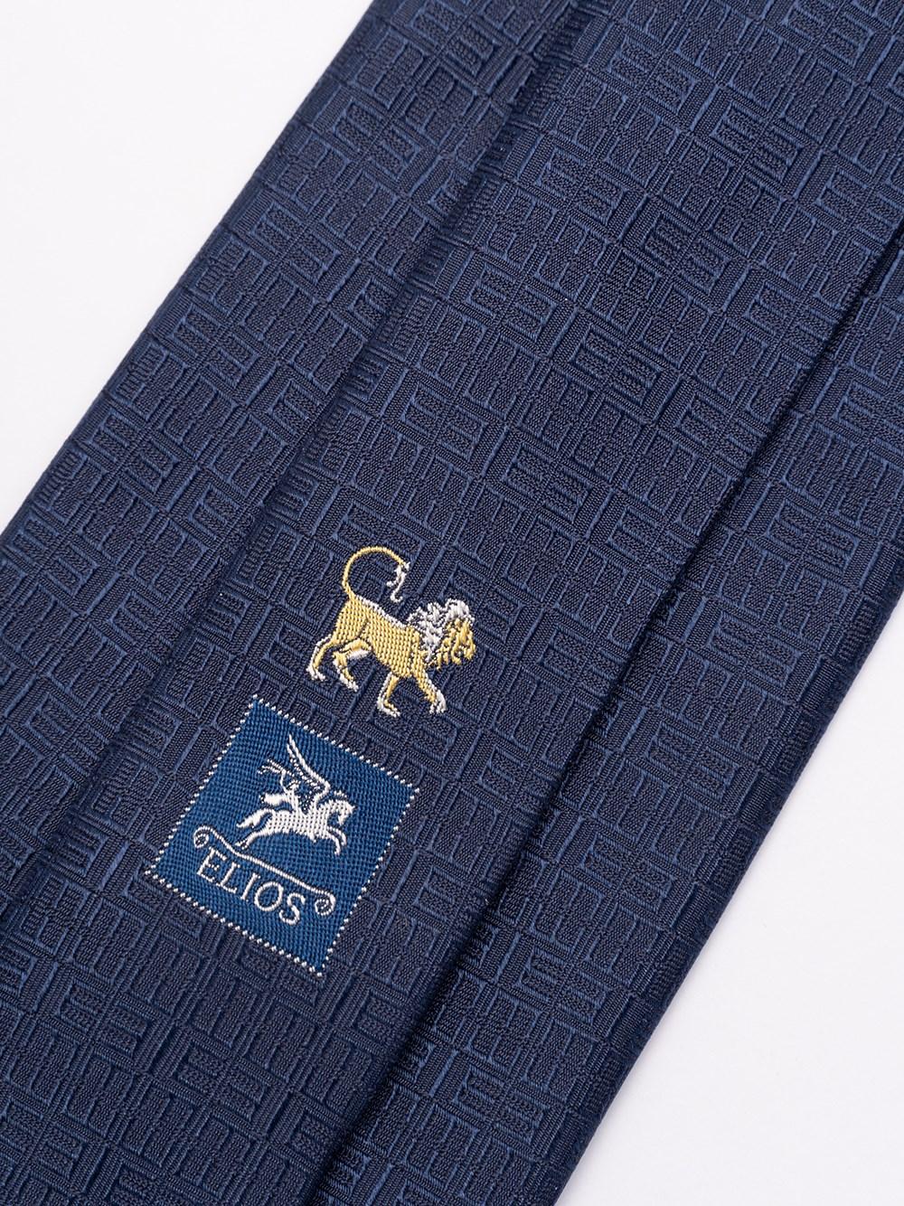 Elios Silk Tie With Zodiac Sign