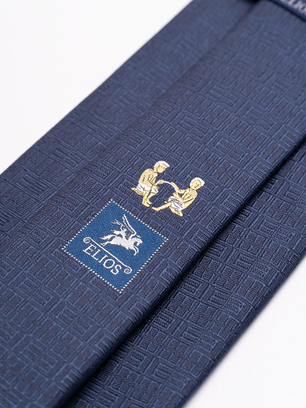 Elios Silk Tie With Zodiac Sign