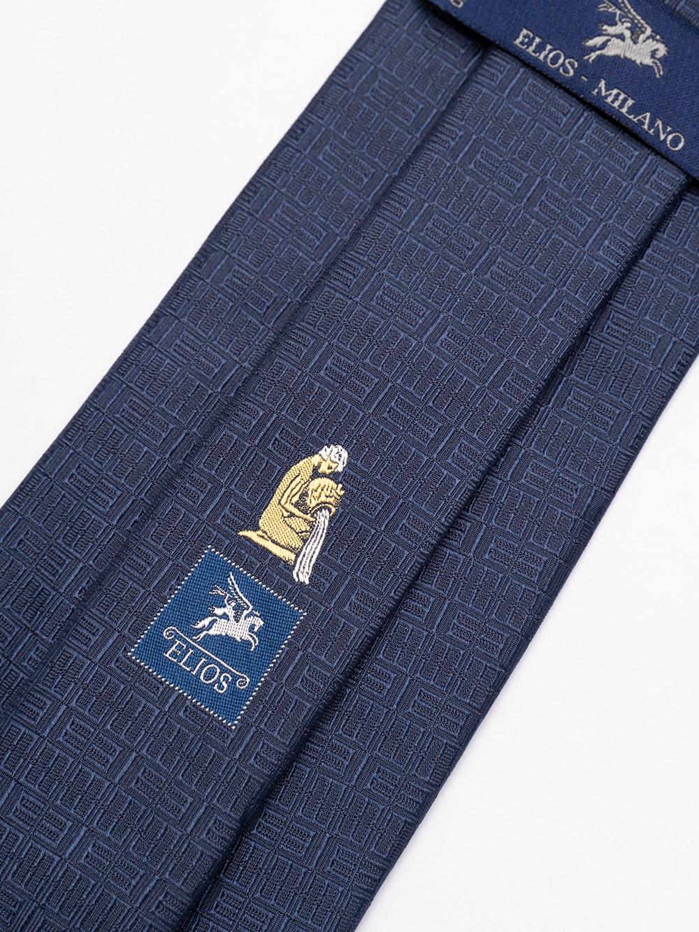 Elios Silk Tie With Zodiac Sign