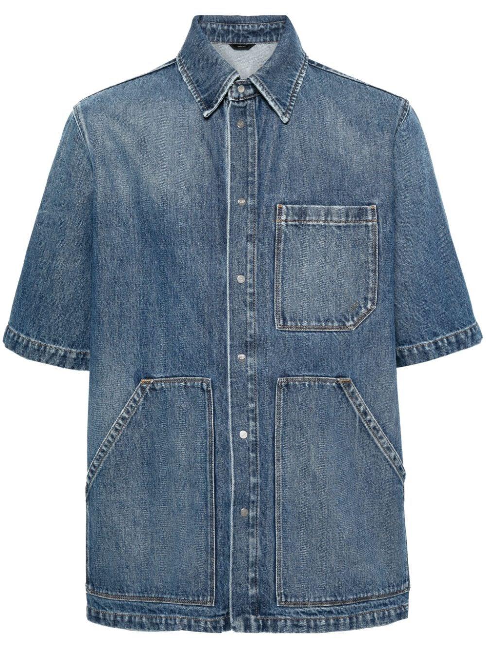 Fendi Denim Oversized Shirt