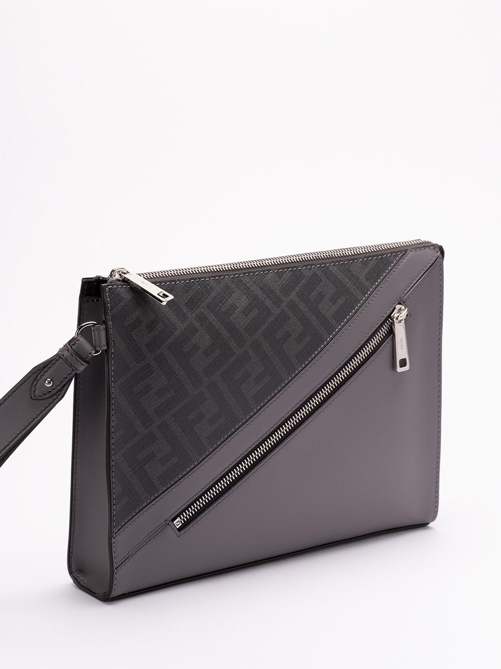 Fendi `Fendi Diagonal` Clutch Bag