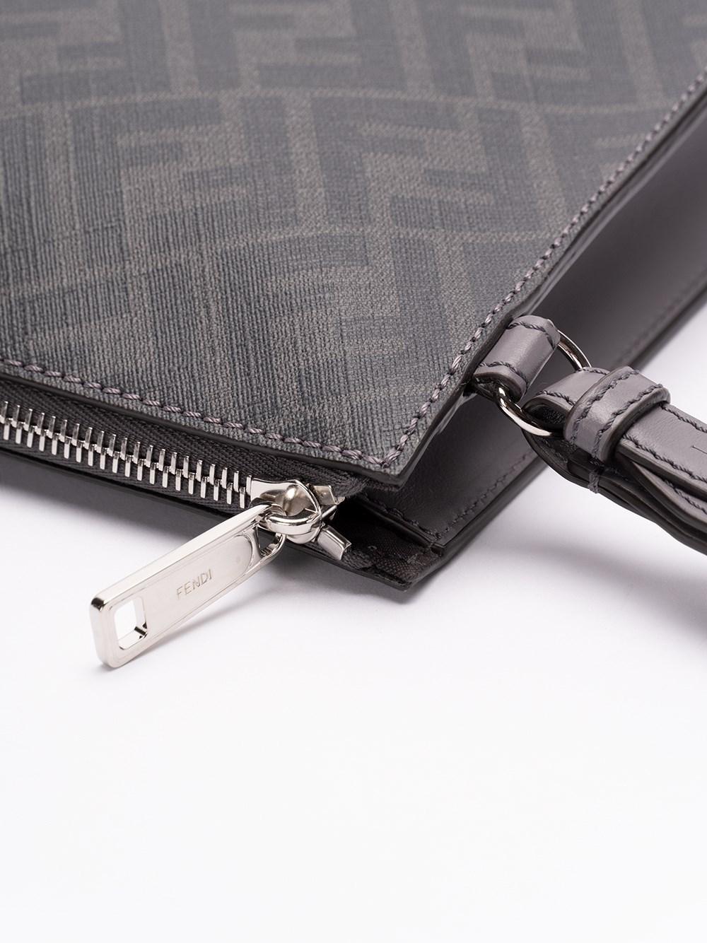 Fendi `Fendi Diagonal` Clutch Bag