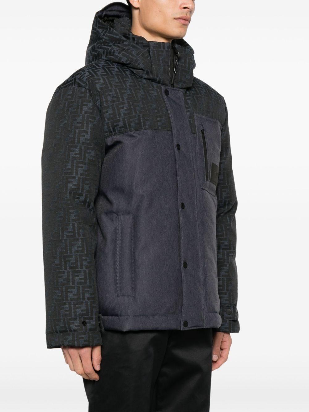 Fendi `FF Denim Tech` Padded Jacket