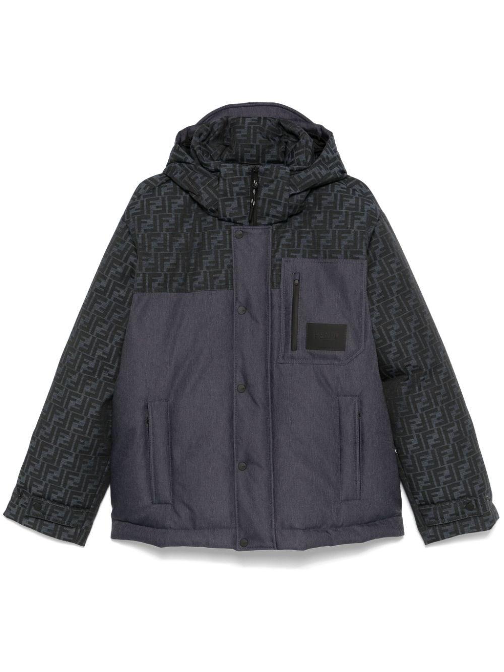 Fendi `FF Denim Tech` Padded Jacket