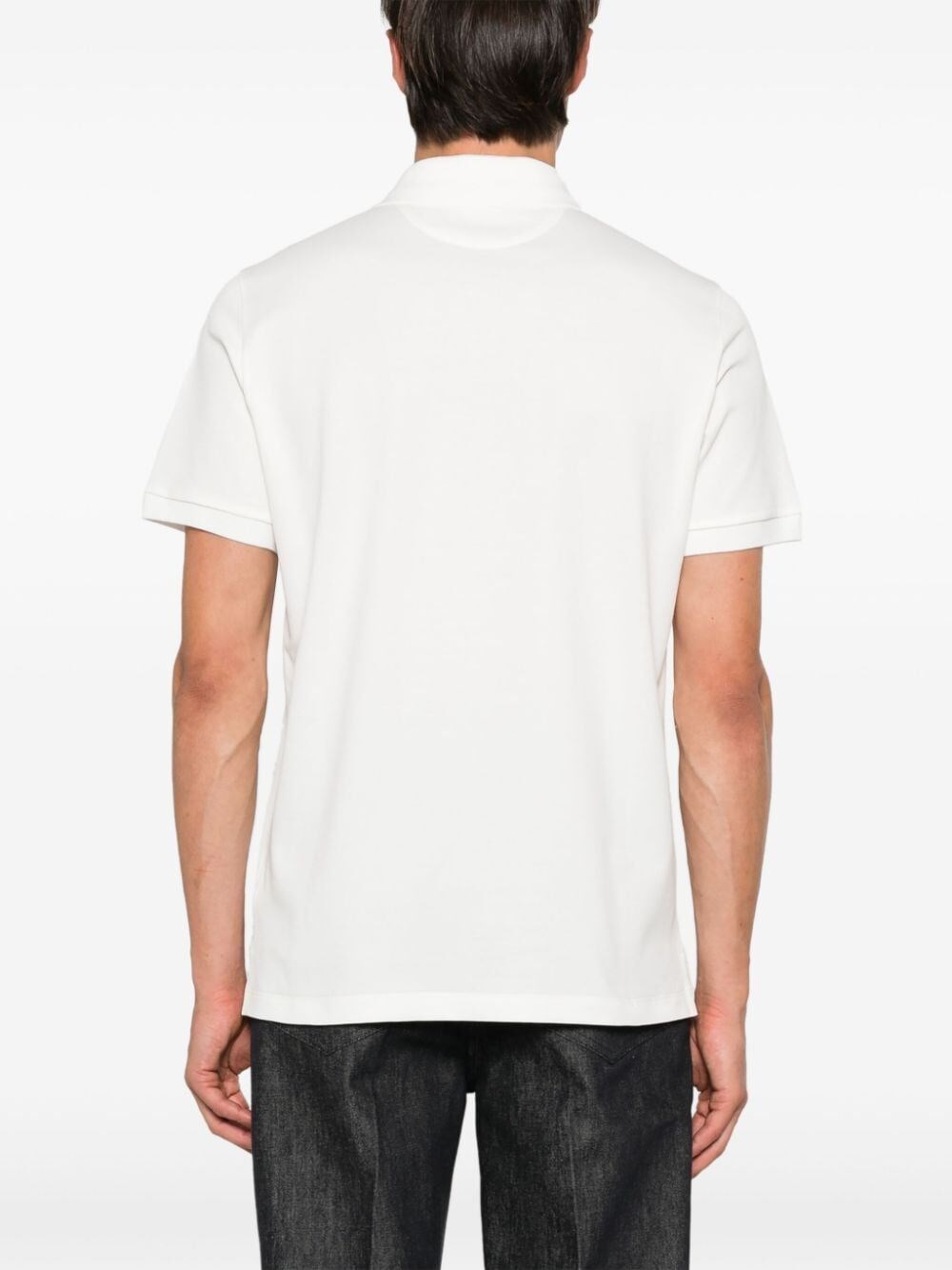 Fendi `FF` Embossed Polo Shirt