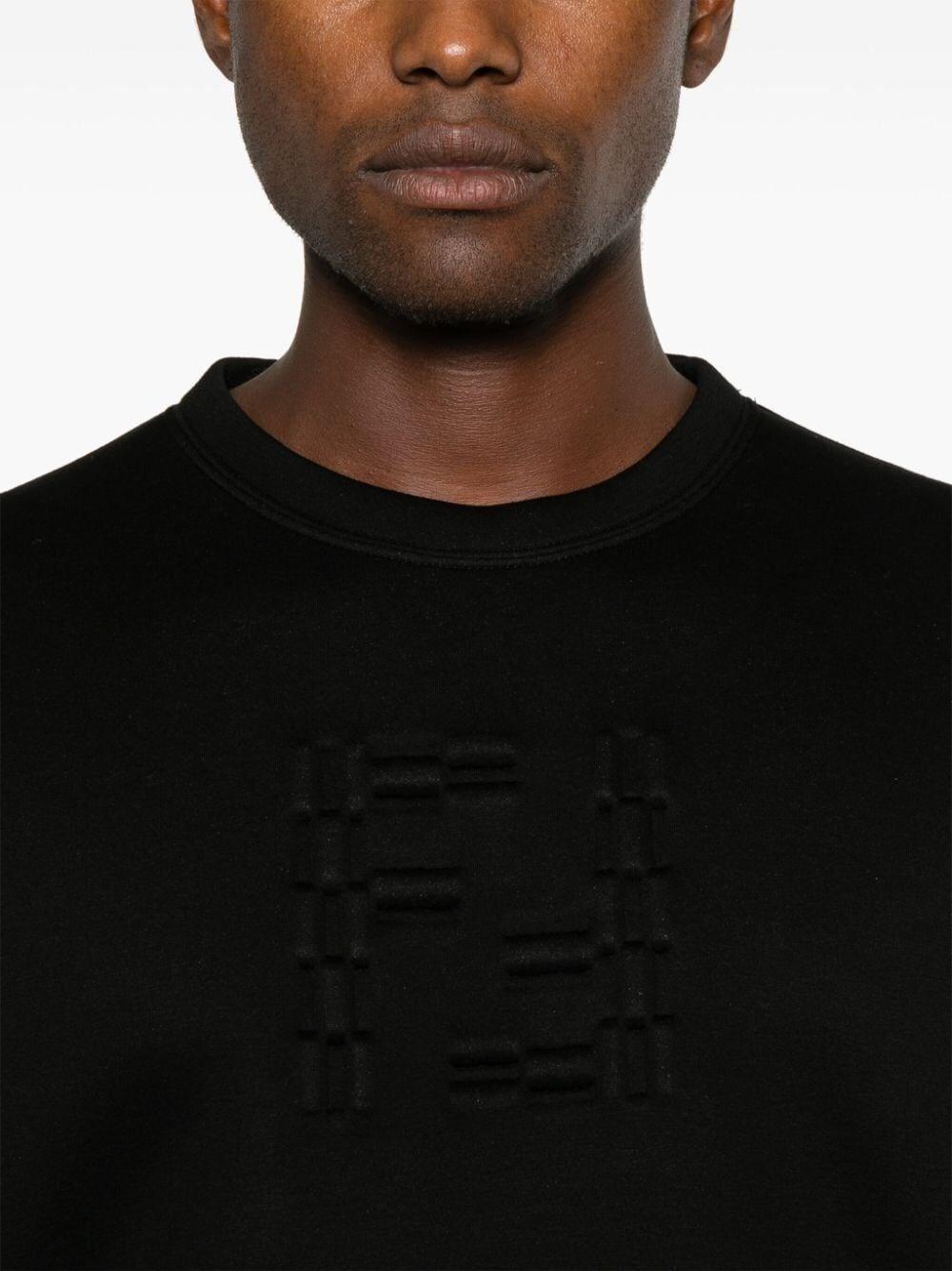 Fendi `FF Labyrinth` Embossed Sweater