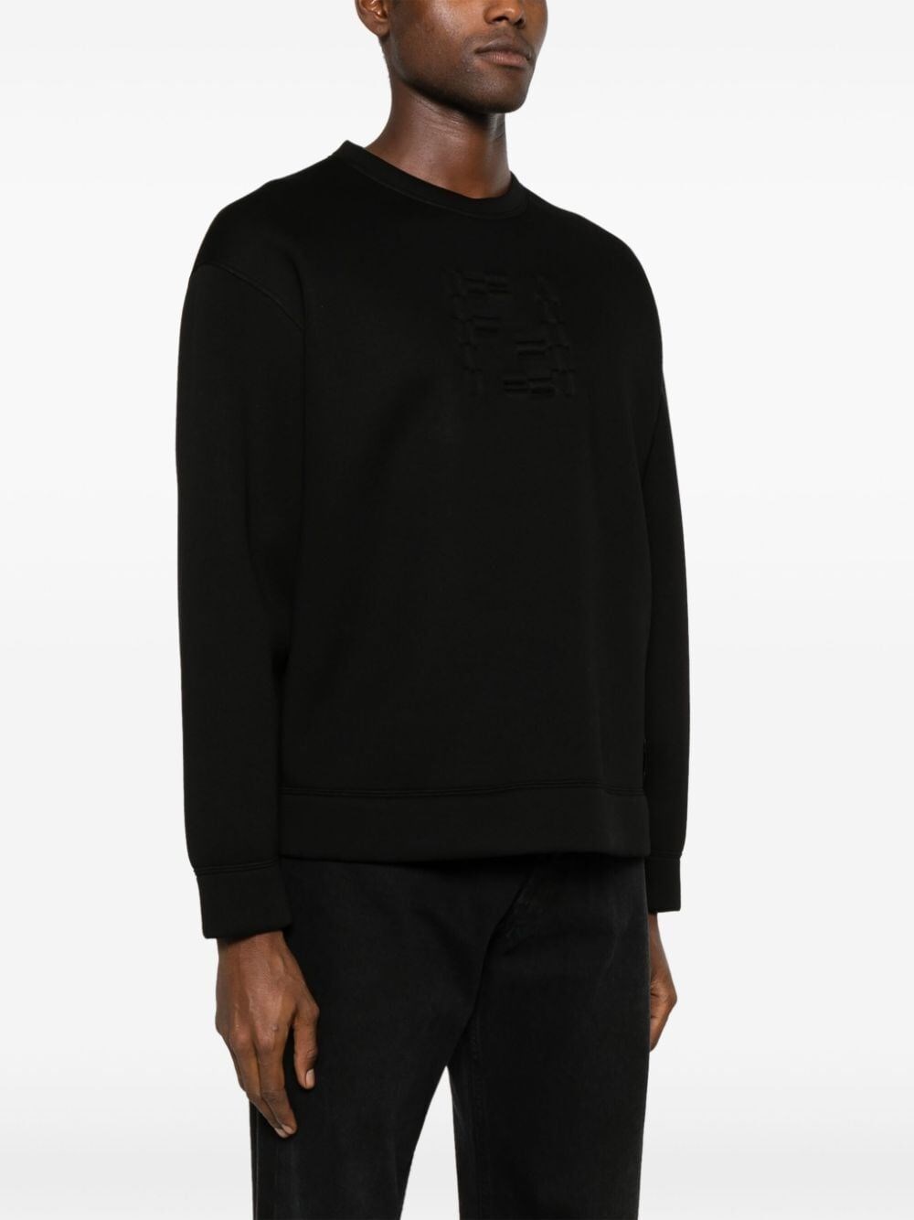 Fendi `FF Labyrinth` Embossed Sweater