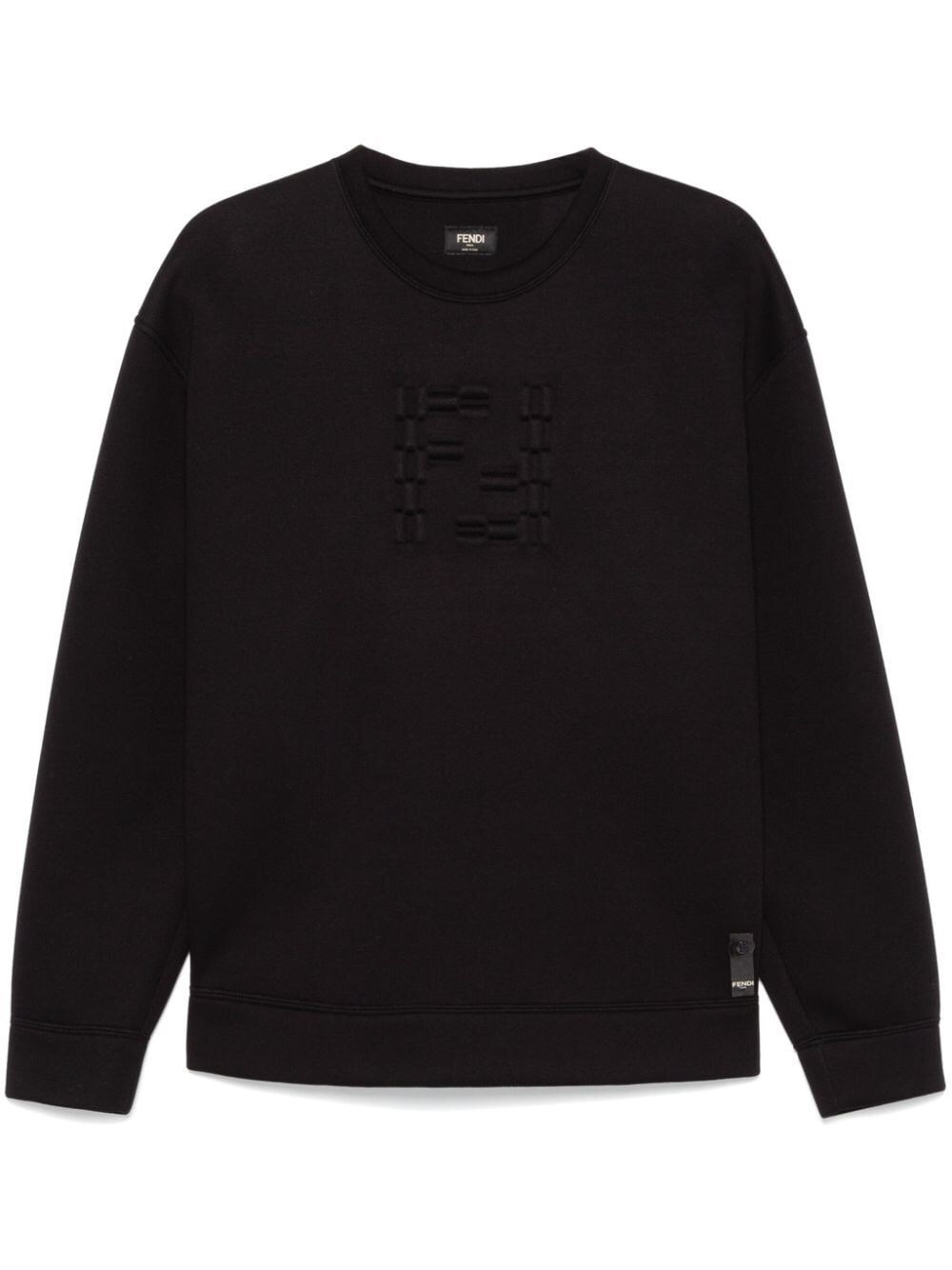 Fendi `FF Labyrinth` Embossed Sweater