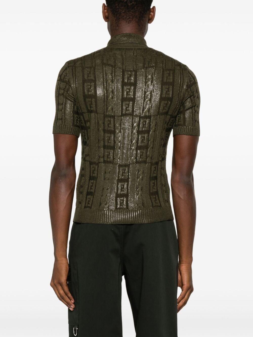 Fendi `FF Sparkle` Polo Shirt