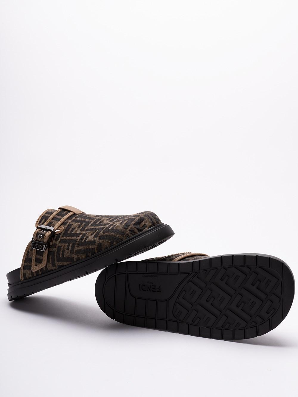 Fendi `Jacquard FF` Sabots