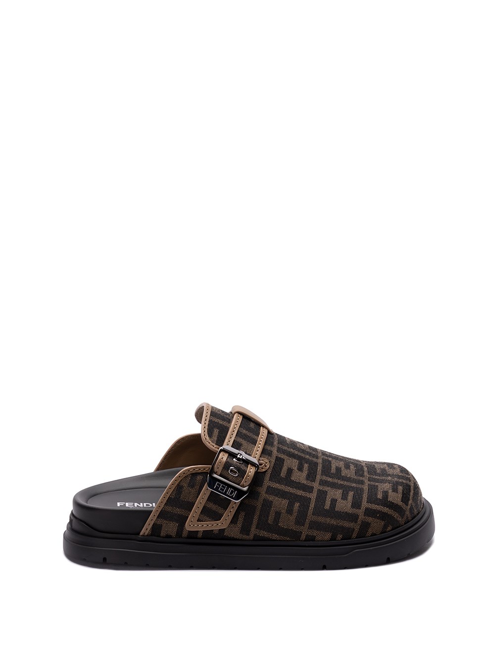 Fendi `Jacquard FF` Sabots