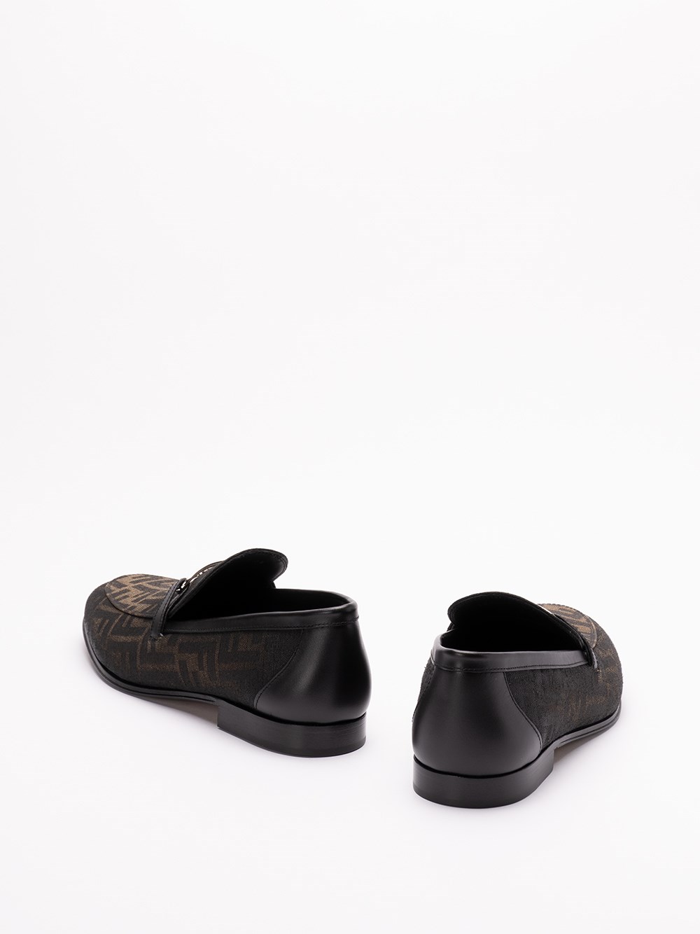 Fendi `O`Lock FF` Loafers