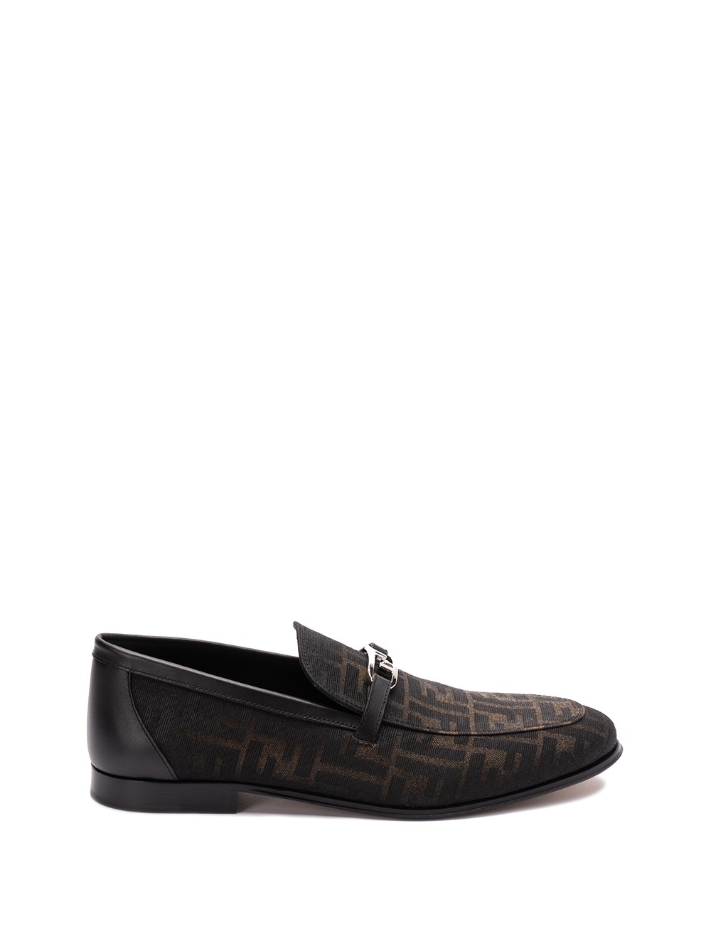 Fendi `O`Lock FF` Loafers