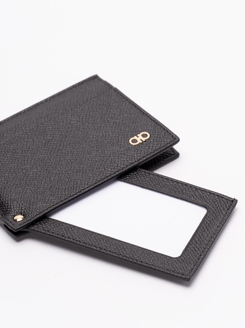 Ferragamo `Micro Gancio` Card Holder
