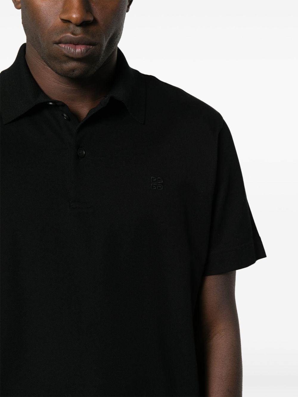 Givenchy Classic Fit Polo 3 Buttons With `4G` Detail