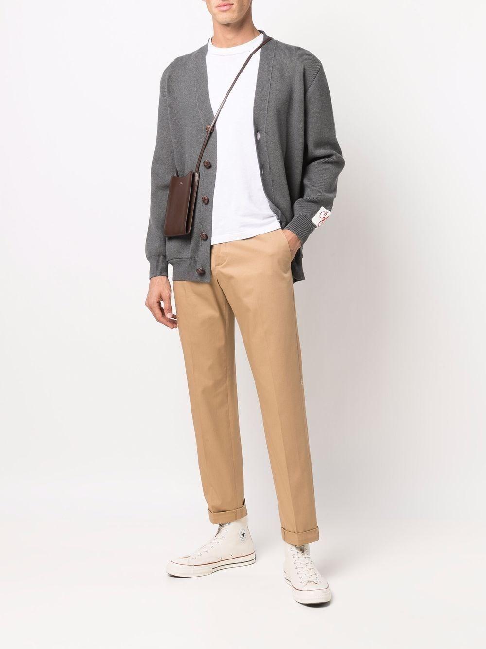 Golden Goose `Golden` Knit Cardigan With Logo