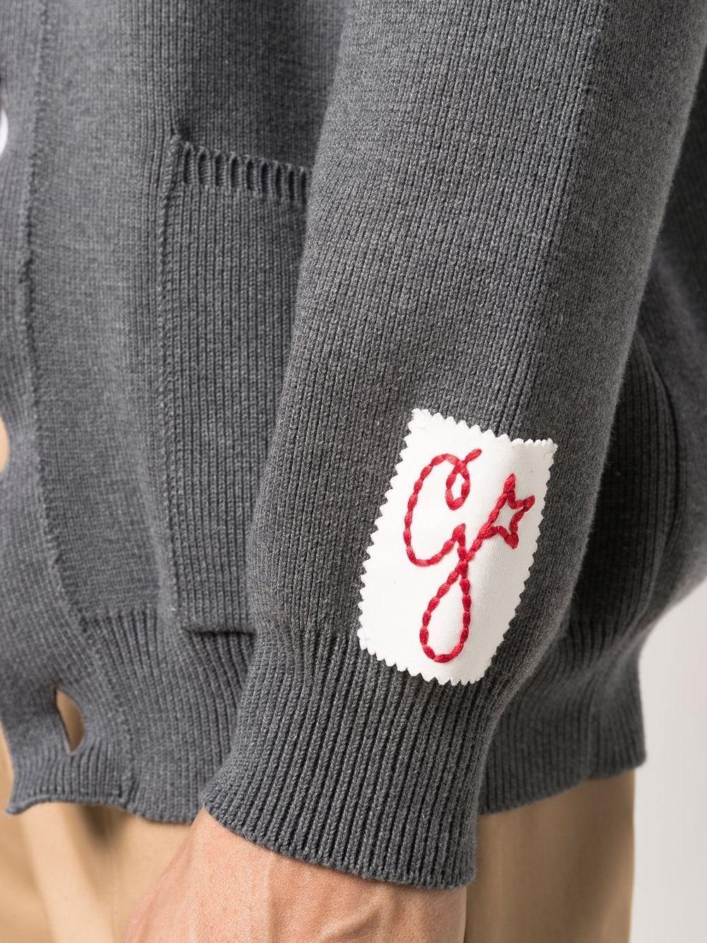 Golden Goose `Golden` Knit Cardigan With Logo