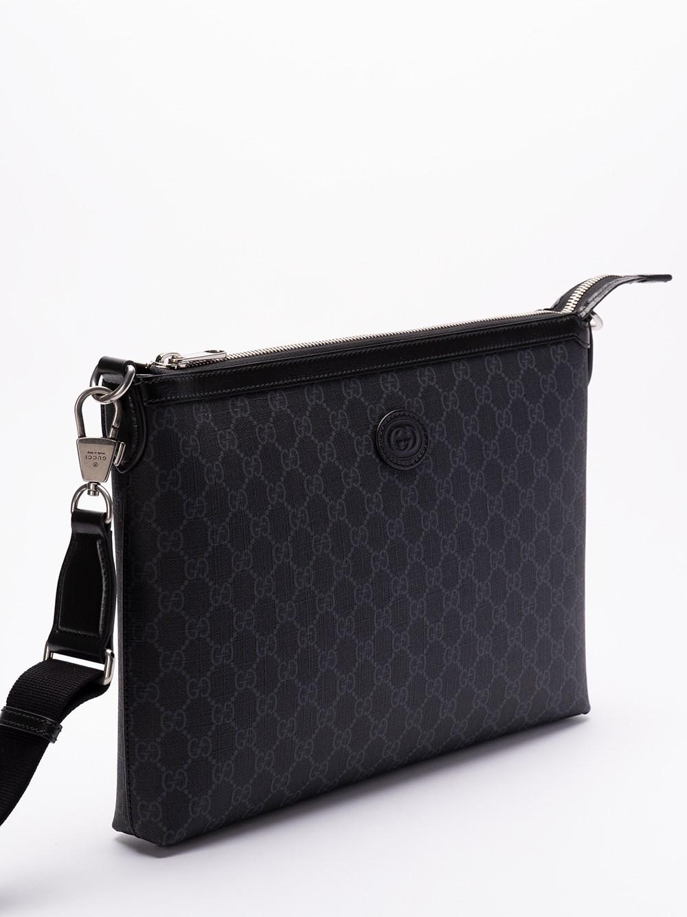 Gucci `GG Supreme` Crossbody Bag