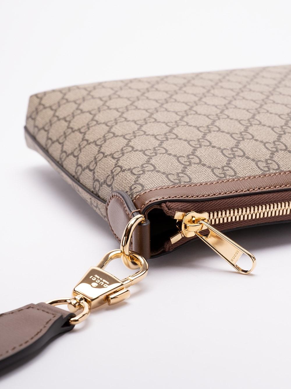 Gucci `GG Supreme` Crossbody Bag