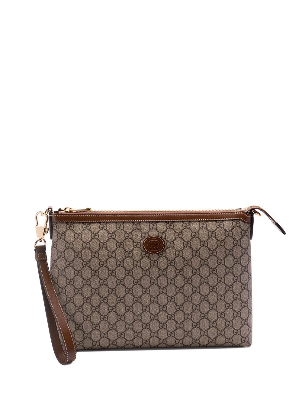 Gucci `GG Supreme` Crossbody Bag