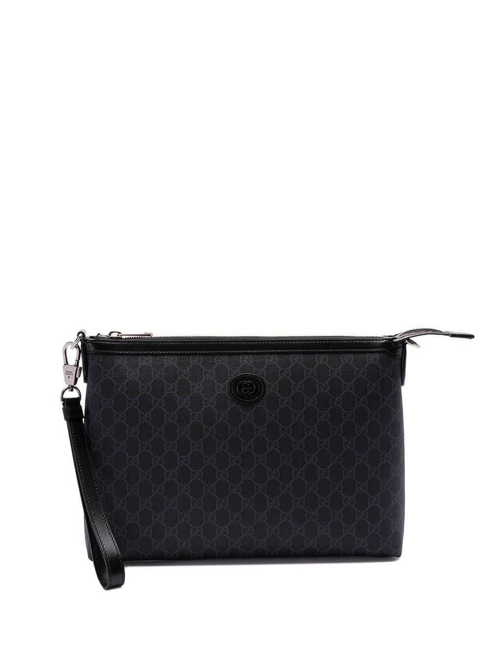 Gucci `GG Supreme` Crossbody Bag