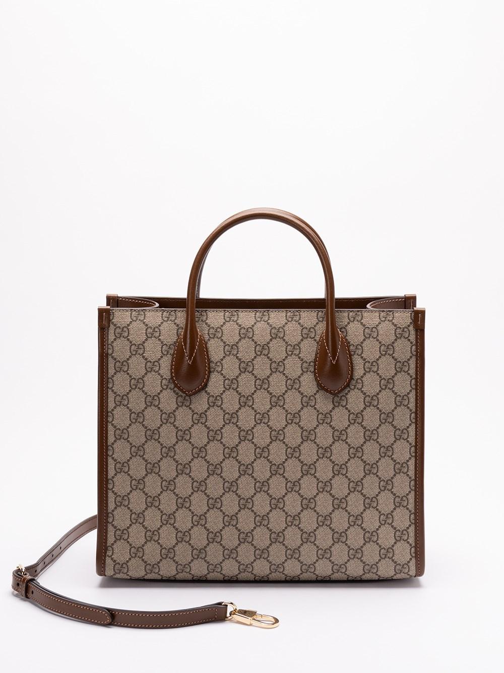 Gucci `Interlocking GG` Small Tote