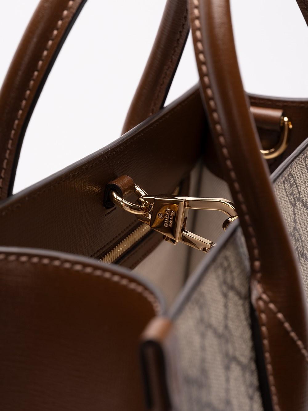 Gucci `Interlocking GG` Small Tote